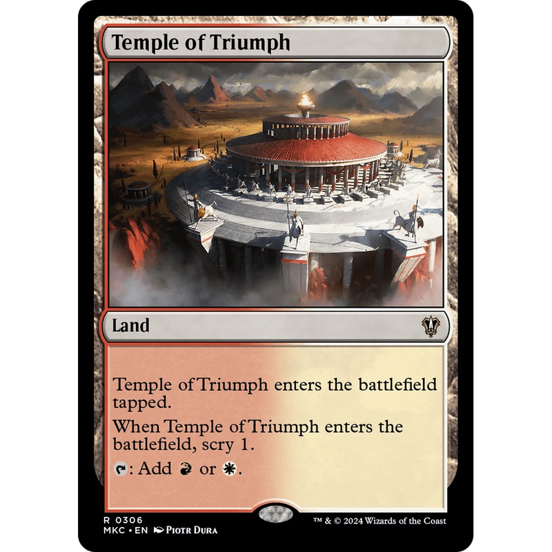 Temple of Triumph (MKC-306) - Murders at Karlov Manor Commander