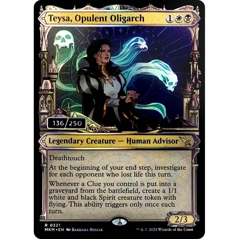 Teysa, Opulent Oligarch (MKM-321Z) - Murders at Karlov Manor Foil