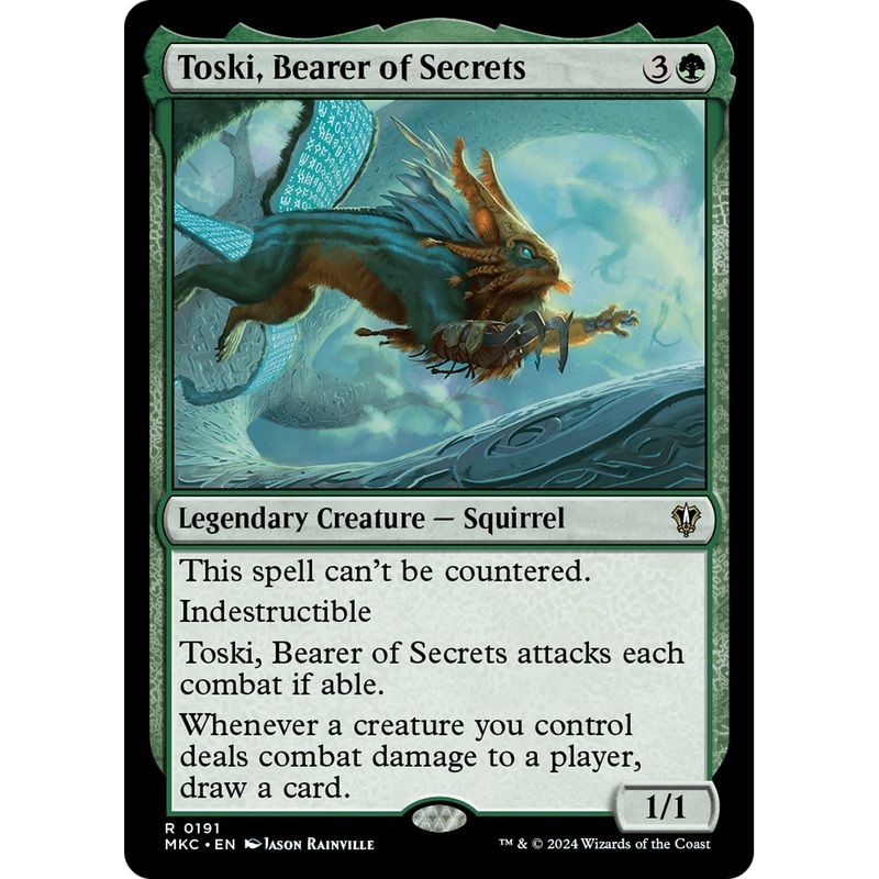 Toski, Bearer of Secrets (MKC-191) - Murders at Karlov Manor Commander