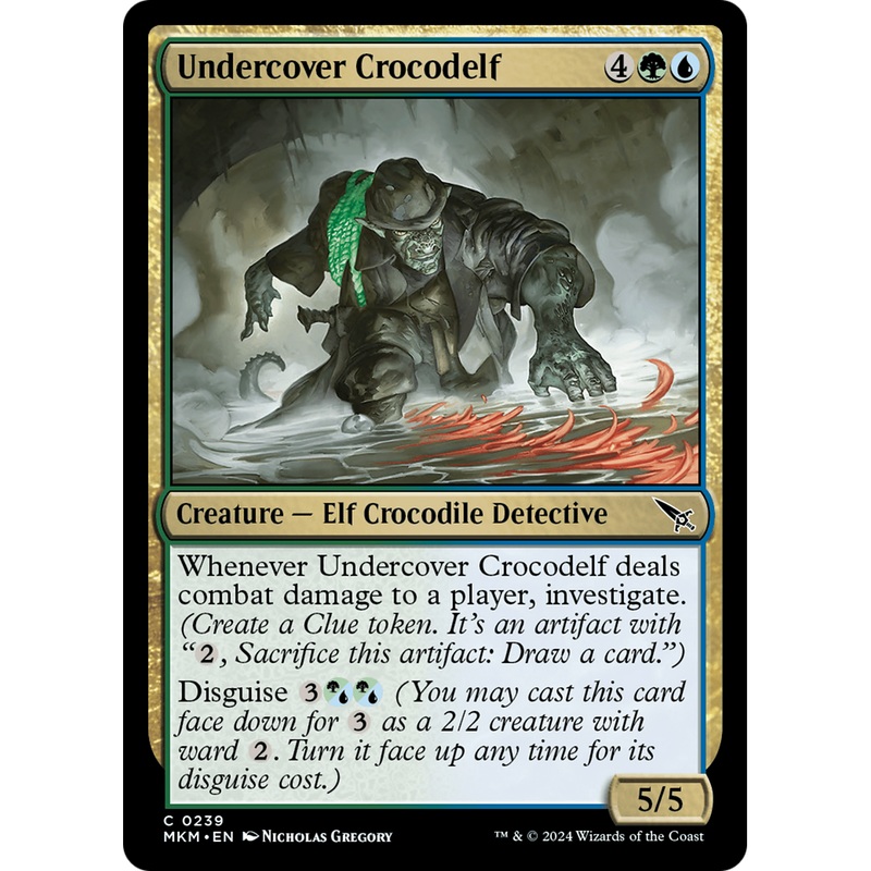 Undercover Crocodelf (MKM-239) - Murders at Karlov Manor Foil