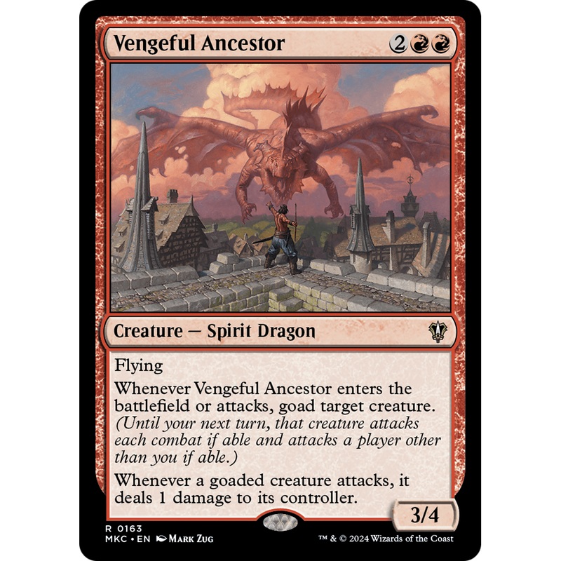 Vengeful Ancestor (MKC-163) - Murders at Karlov Manor Commander