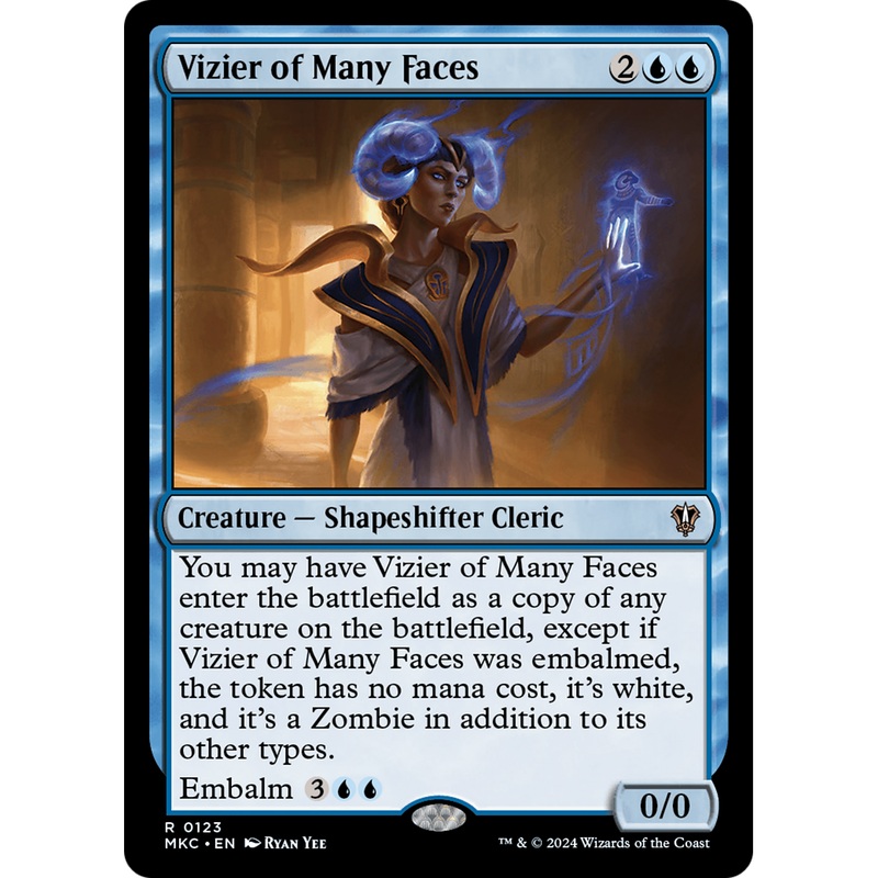 Vizier of Many Faces (MKC-123) - Murders at Karlov Manor Commander