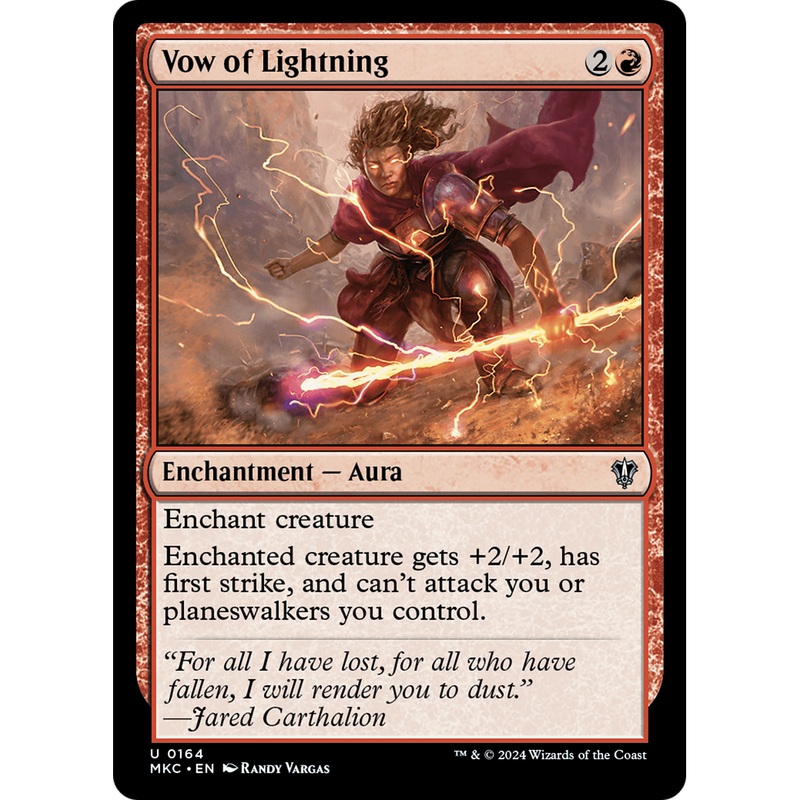 Vow of Lightning (MKC-164) - Murders at Karlov Manor Commander