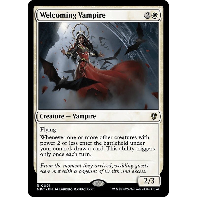 Welcoming Vampire (MKC-091) - Murders at Karlov Manor Commander