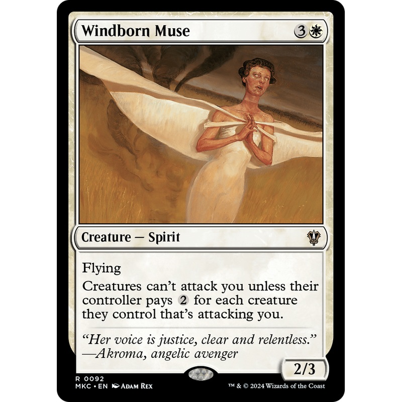 Windborn Muse (MKC-092) - Murders at Karlov Manor Commander