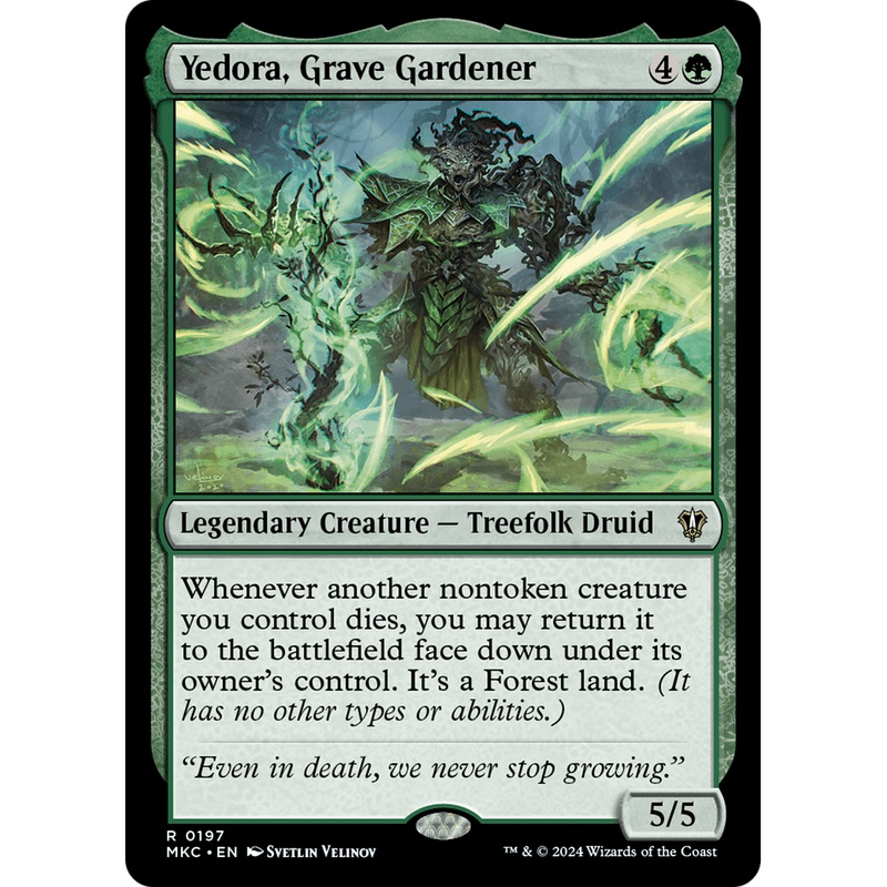 Yedora, Grave Gardener (MKC-197) - Murders at Karlov Manor Commander