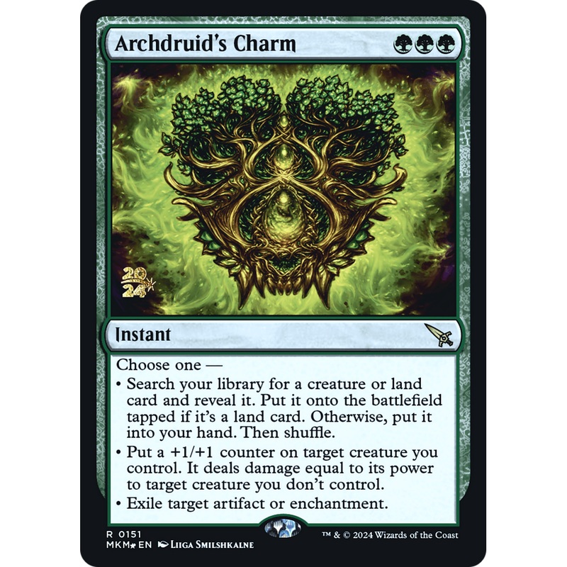 Archdruid's Charm (PRE-151S) - Murders at Karlov Manor Promos Foil