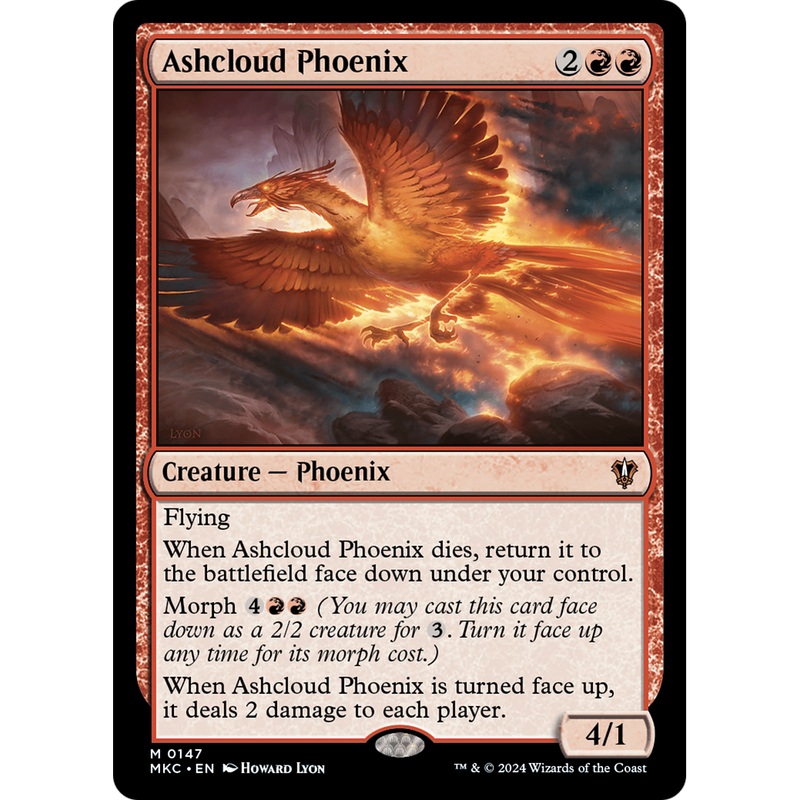 Ashcloud Phoenix (MKC-147) - Murders at Karlov Manor Commander