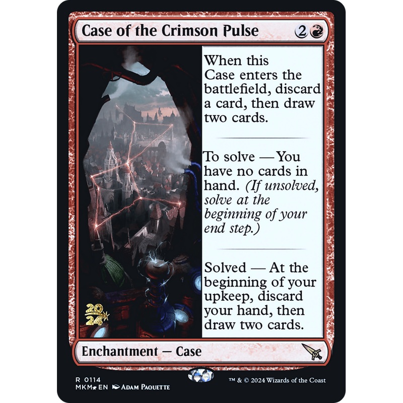 Case of the Crimson Pulse (PRE-114S) - Murders at Karlov Manor Promos Foil