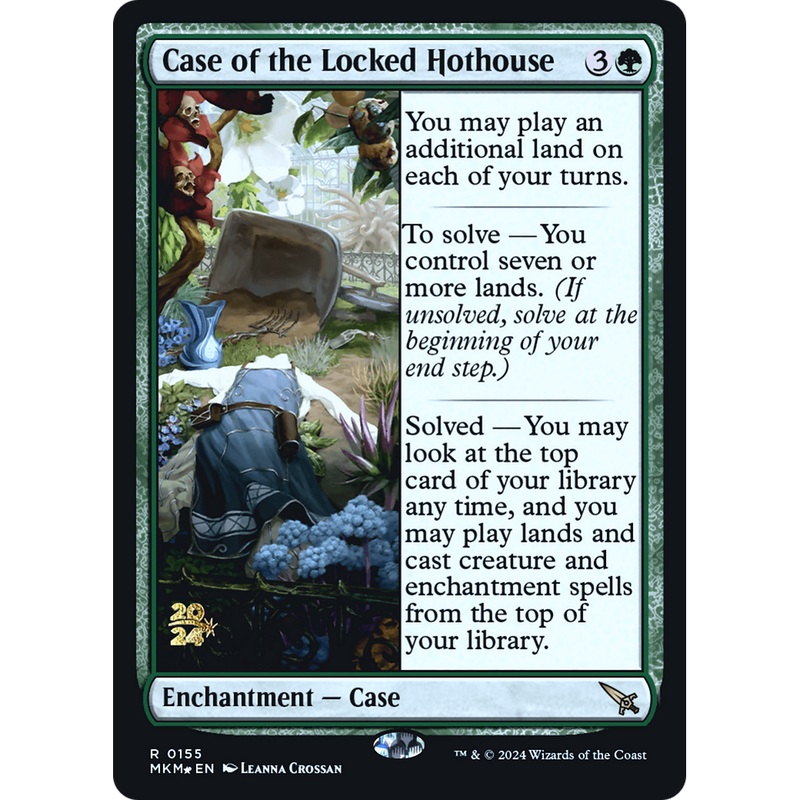 Case of the Locked Hothouse (PRE-155S) - Murders at Karlov Manor Promos Foil