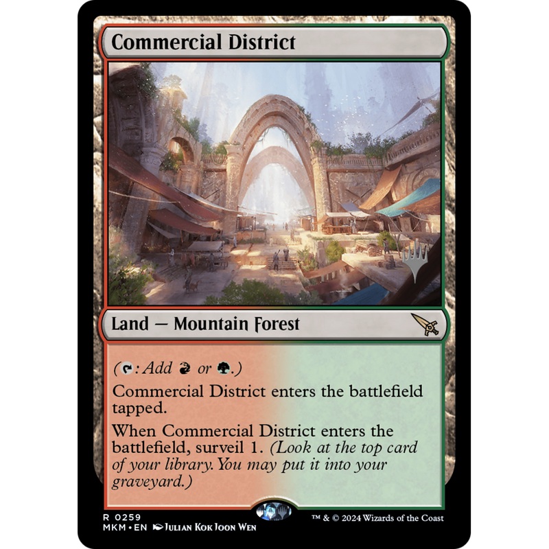 Commercial District (PPMKM-259P) - Murders at Karlov Manor Promos