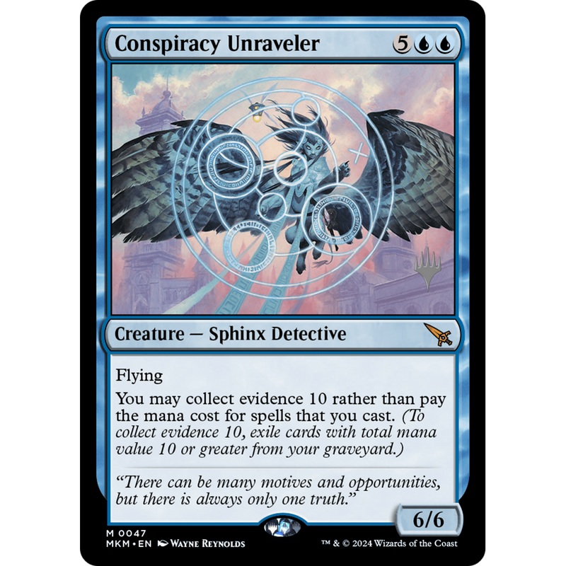 Conspiracy Unraveler (PPMKM-47P) - Murders at Karlov Manor Promos
