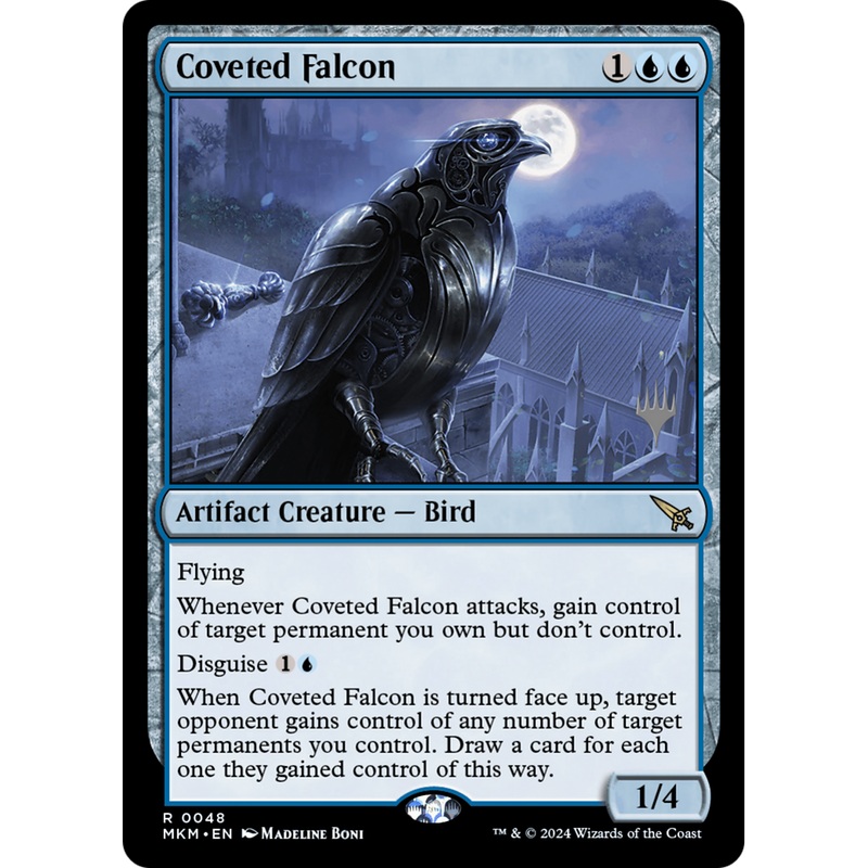Coveted Falcon (PPMKM-48P) - Murders at Karlov Manor Promos Foil