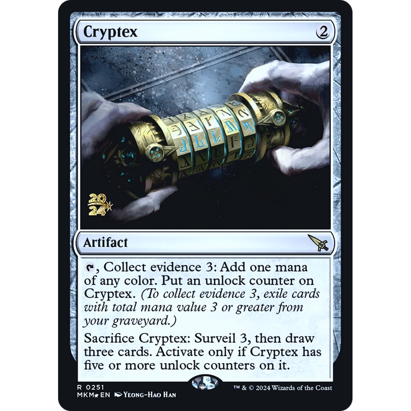 Cryptex (PRE-251S) - Murders at Karlov Manor Promos Foil