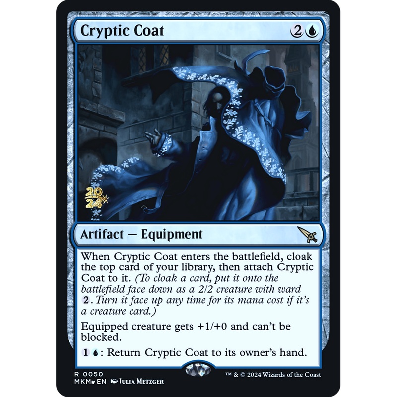 Cryptic Coat (PRE-50S) - Murders at Karlov Manor Promos Foil