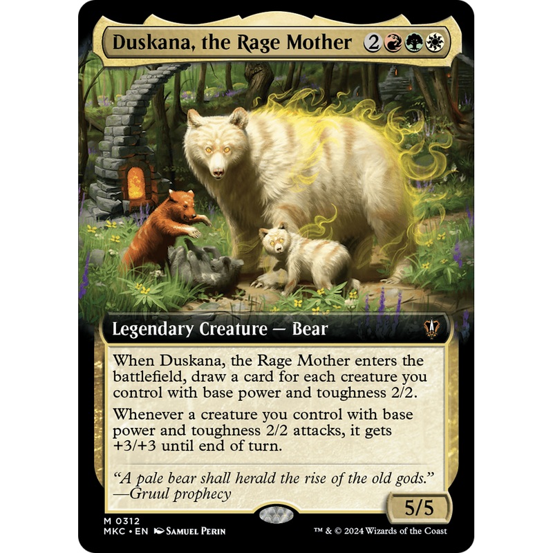 Duskana, the Rage Mother (MKC-312) - Murders at Karlov Manor Commander: (Extended Art) Foil