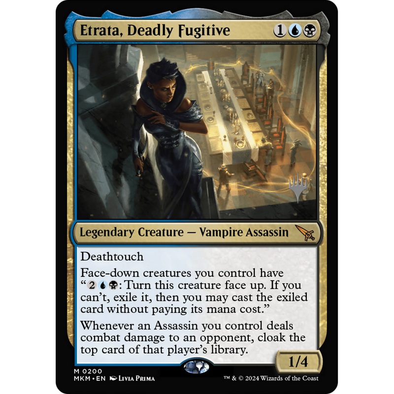 Etrata, Deadly Fugitive (PPMKM-200P) - Murders at Karlov Manor Promos Foil