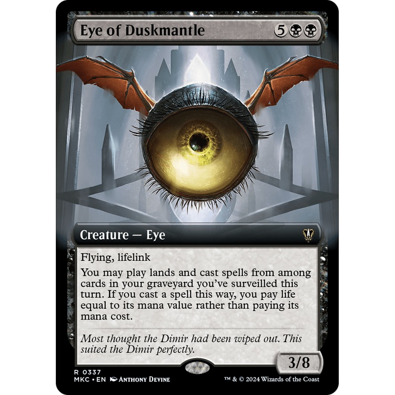 Eye of Duskmantle (MKC-337) - Murders at Karlov Manor Commander: (Extended Art)