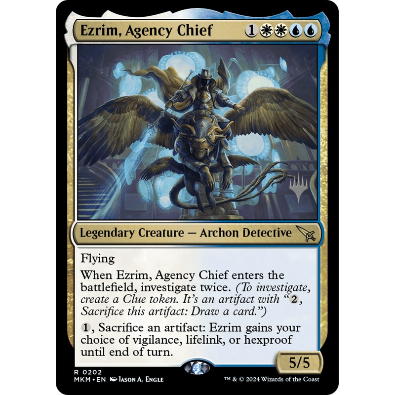 Ezrim, Agency Chief (PPMKM-202P) - Murders at Karlov Manor Promos