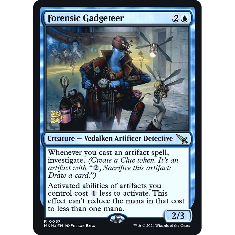 Forensic Gadgeteer (PRE-57S) - Murders at Karlov Manor Promos Foil