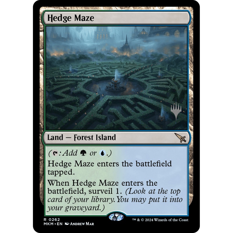 Hedge Maze (PPMKM-262P) - Murders at Karlov Manor Promos