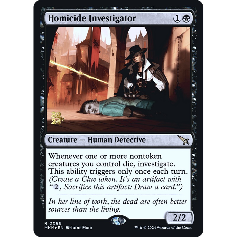 Homicide Investigator (PRE-86S) - Murders at Karlov Manor Promos Foil