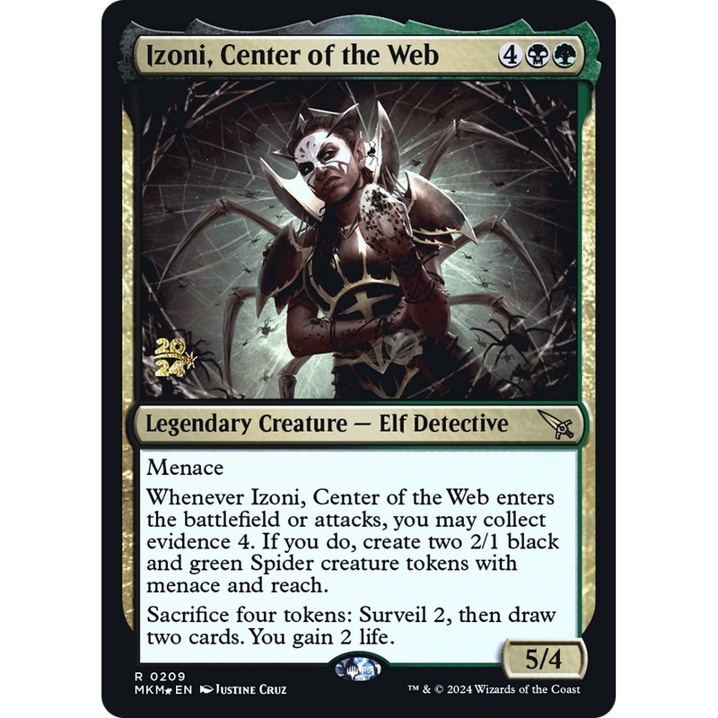 Izoni, Center of the Web (PRE-209S) - Murders at Karlov Manor Promos Foil