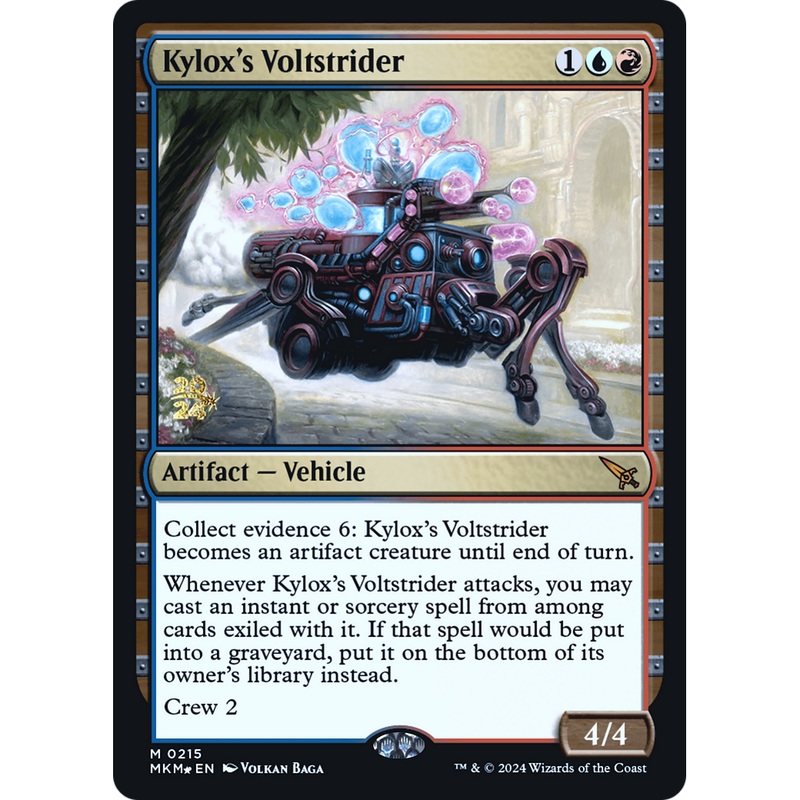 Kylox's Voltstrider (PRE-215S) - Murders at Karlov Manor Promos Foil