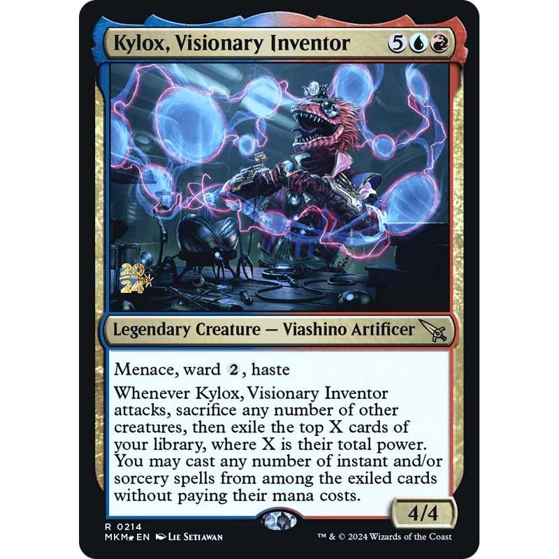Kylox, Visionary Inventor (PRE-214S) - Murders at Karlov Manor Promos Foil