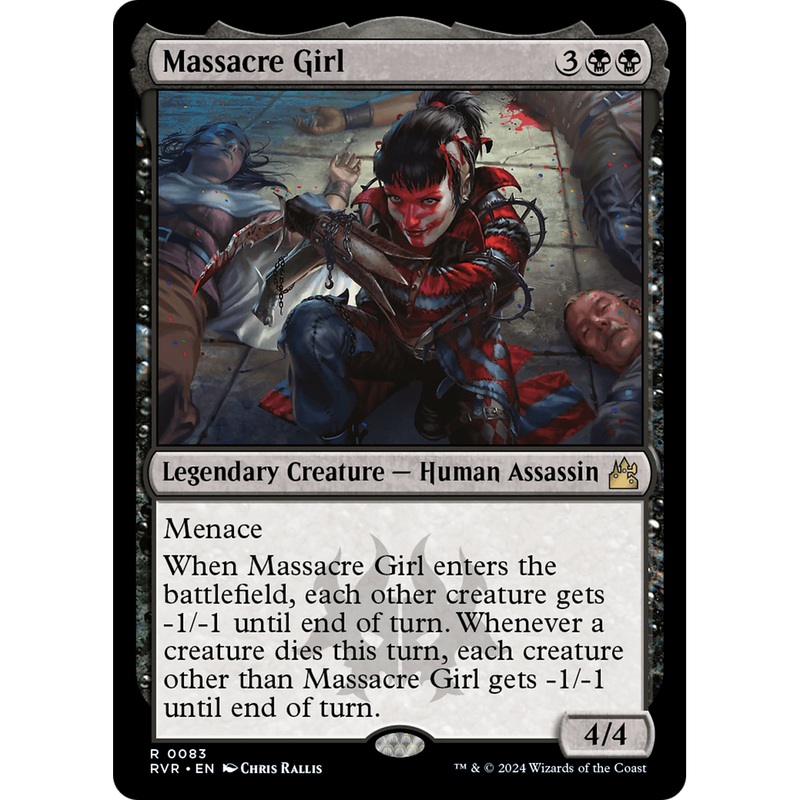 Massacre Girl (RVR-083) - Ravnica Remastered Foil