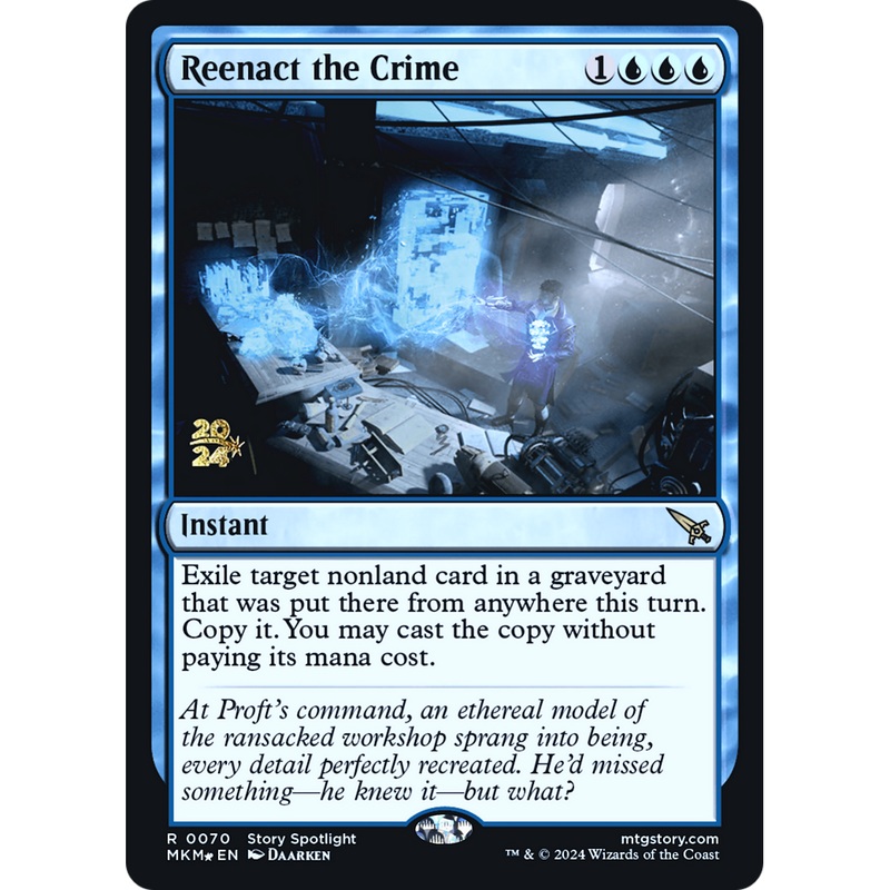 Reenact the Crime (PRE-70S) - Murders at Karlov Manor Promos Foil