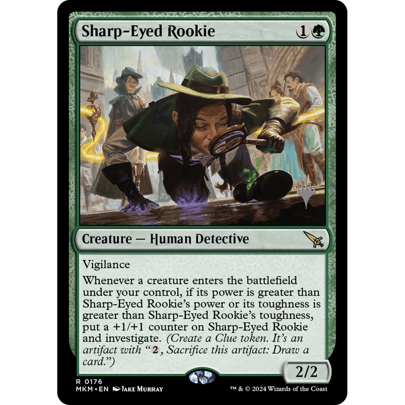 Sharp-Eyed Rookie (PPMKM-176P) - Murders at Karlov Manor Promos Foil