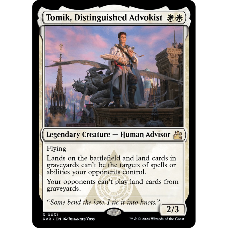 Tomik, Distinguished Advokist (RVR-031) - Ravnica Remastered Foil