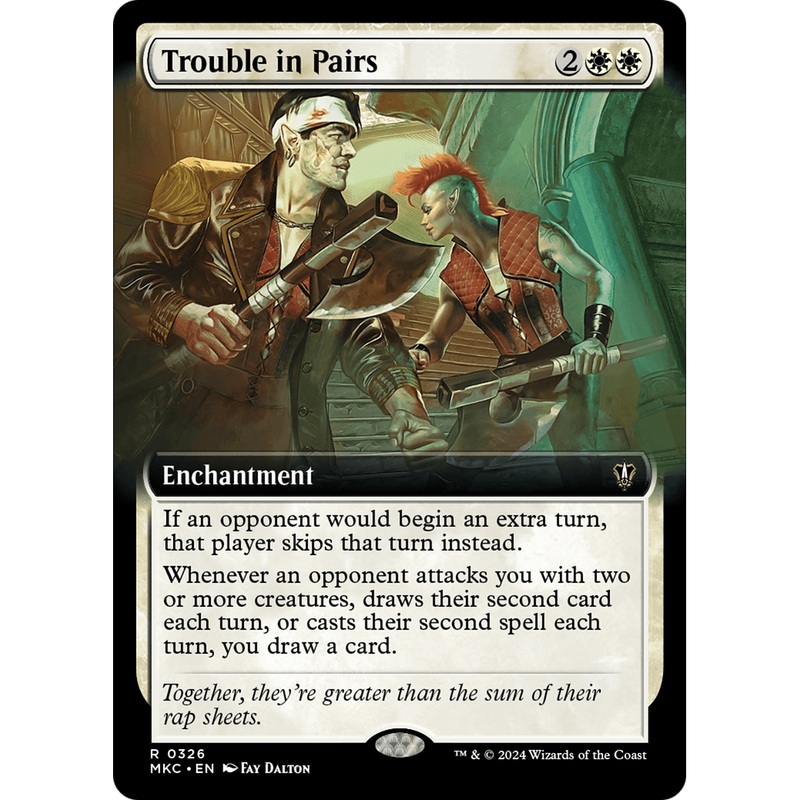 Trouble in Pairs (MKC-326) - Murders at Karlov Manor Commander: (Extended Art)