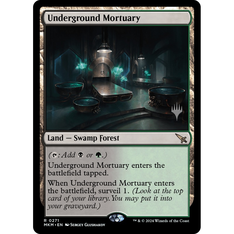 Underground Mortuary (PPMKM-271P) - Murders at Karlov Manor Promos