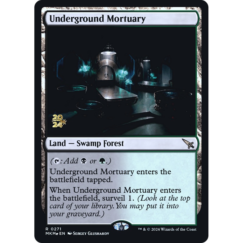 Underground Mortuary (PRE-271S) - Murders at Karlov Manor Promos Foil
