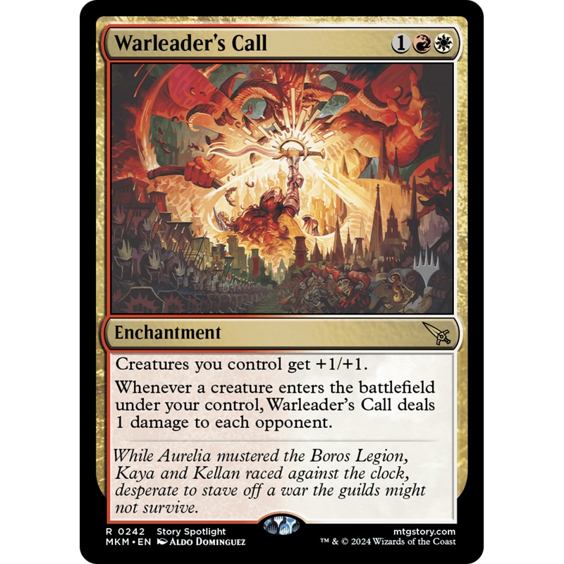 Warleader's Call (PPMKM-242P) - Murders at Karlov Manor Promos