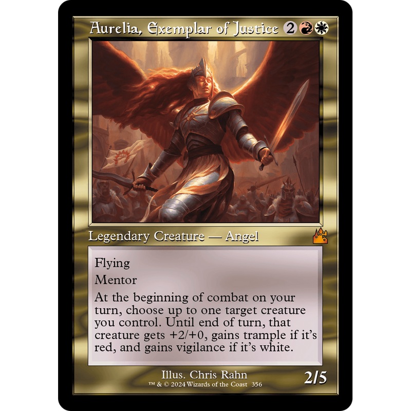 Aurelia, Exemplar of Justice (RVR-356) - Ravnica Remastered Foil