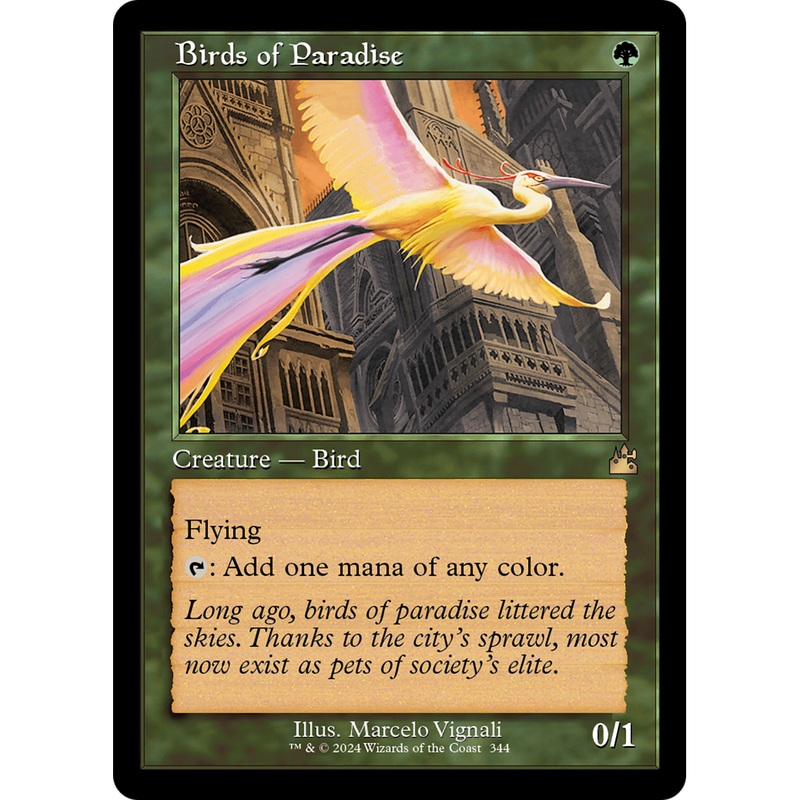 Birds of Paradise (RVR-344) - Ravnica Remastered Foil
