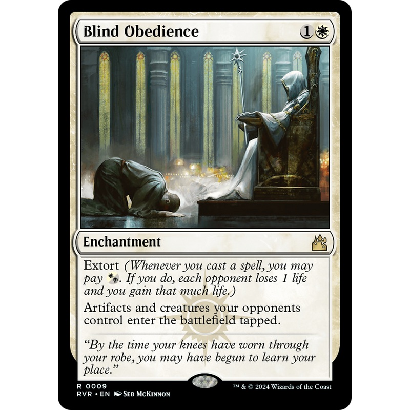 Blind Obedience (RVR-009) - Ravnica Remastered Foil