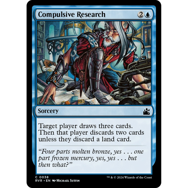 Compulsive Research (RVR-038) - Ravnica Remastered