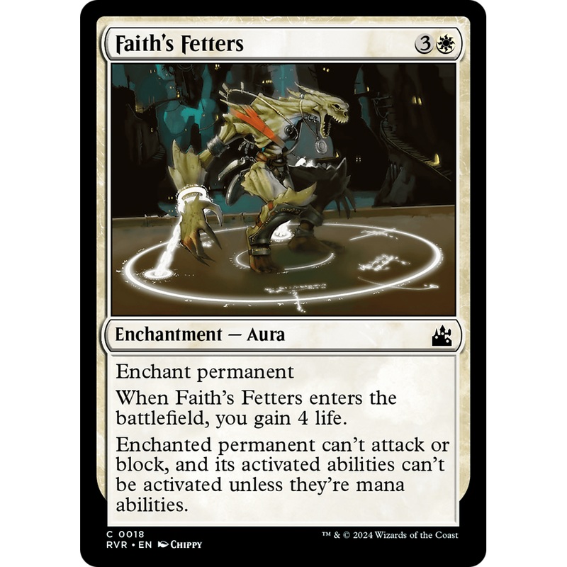 Faith's Fetters (RVR-018) - Ravnica Remastered Foil