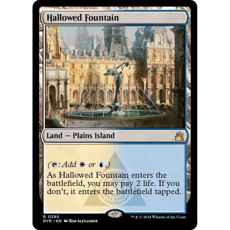 Hallowed Fountain (RVR-280) - Ravnica Remastered Foil