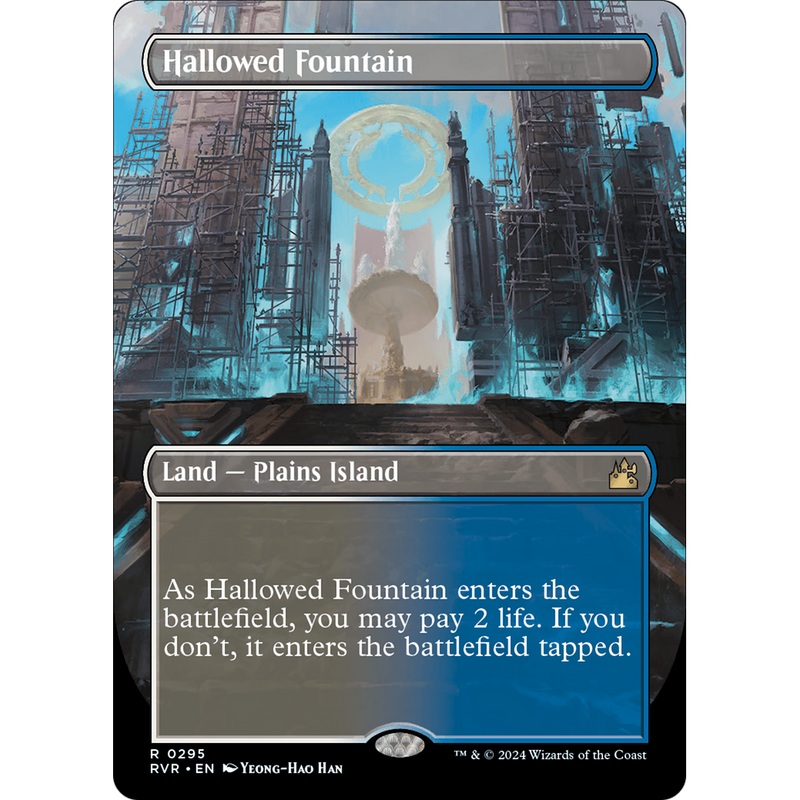 Hallowed Fountain (RVR-295) - Ravnica Remastered (Borderless) Foil