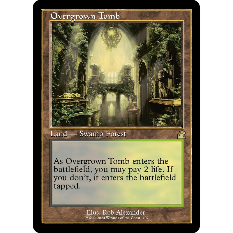 Overgrown Tomb (RVR-407) - Ravnica Remastered