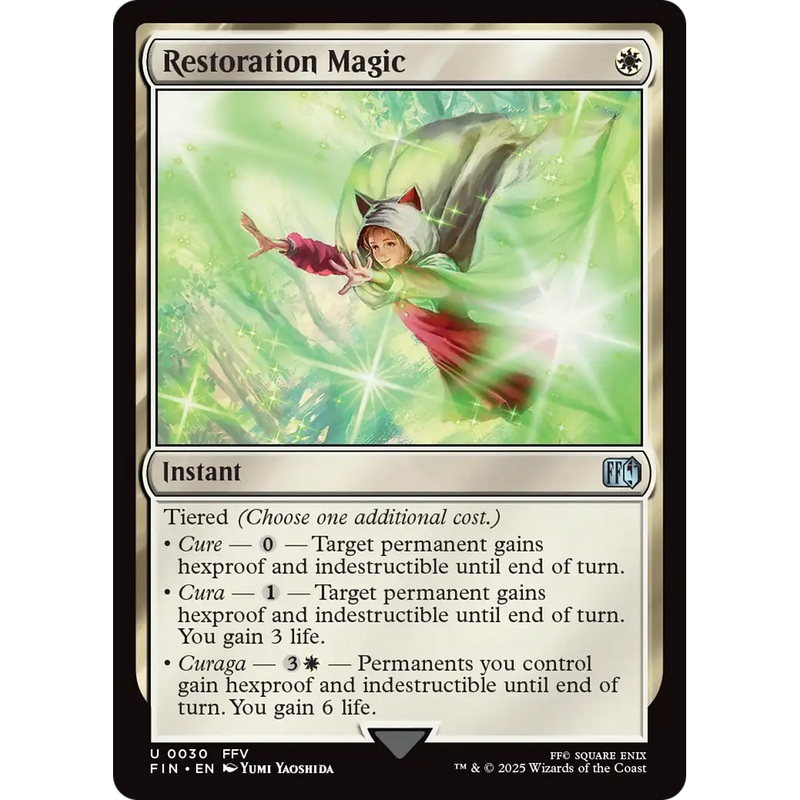 Restoration Magic (FIN-030) - FINAL FANTASY