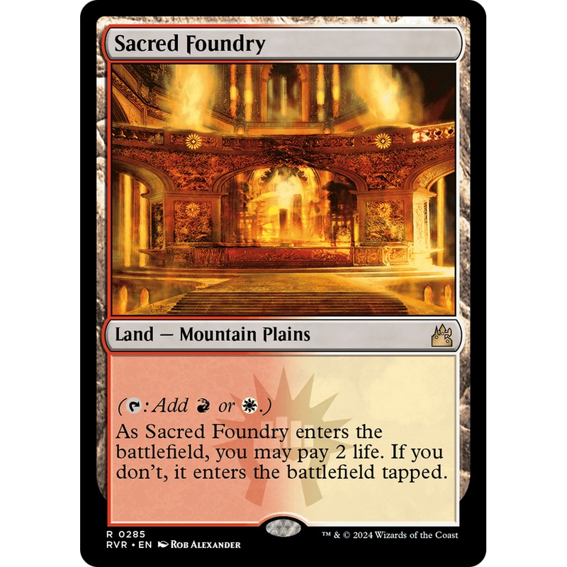 Sacred Foundry (RVR-285) - Ravnica Remastered