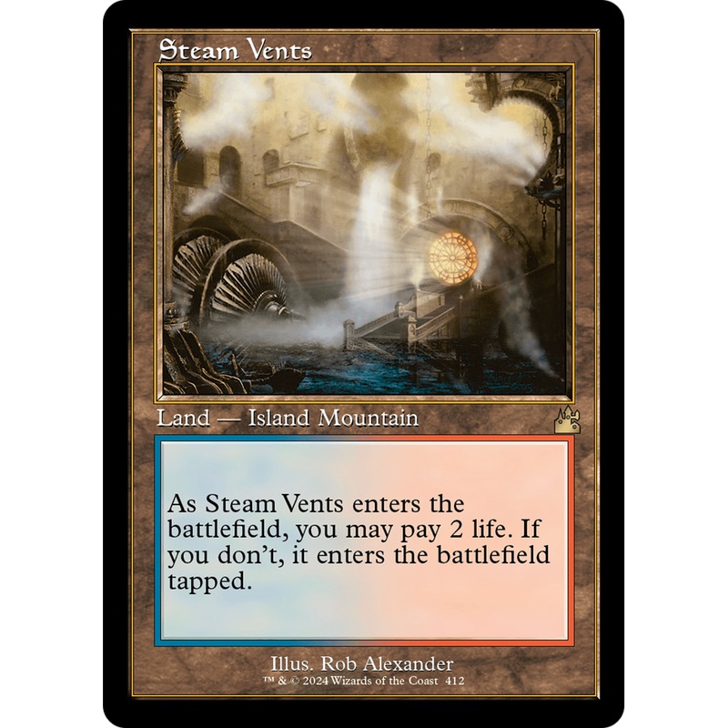 Steam Vents (RVR-412) - Ravnica Remastered