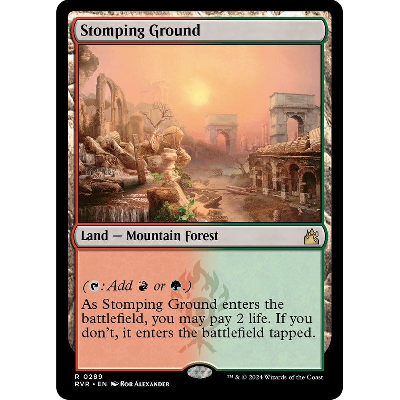 Stomping Ground (RVR-289) - Ravnica Remastered Foil