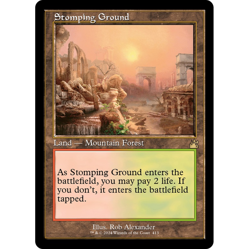 Stomping Ground (RVR-413) - Ravnica Remastered Foil